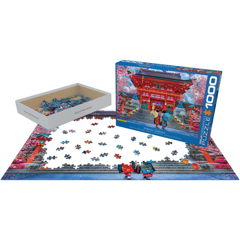 Eurographics - Spring Sakura 1000 Piece - Jigsaw Puzzle