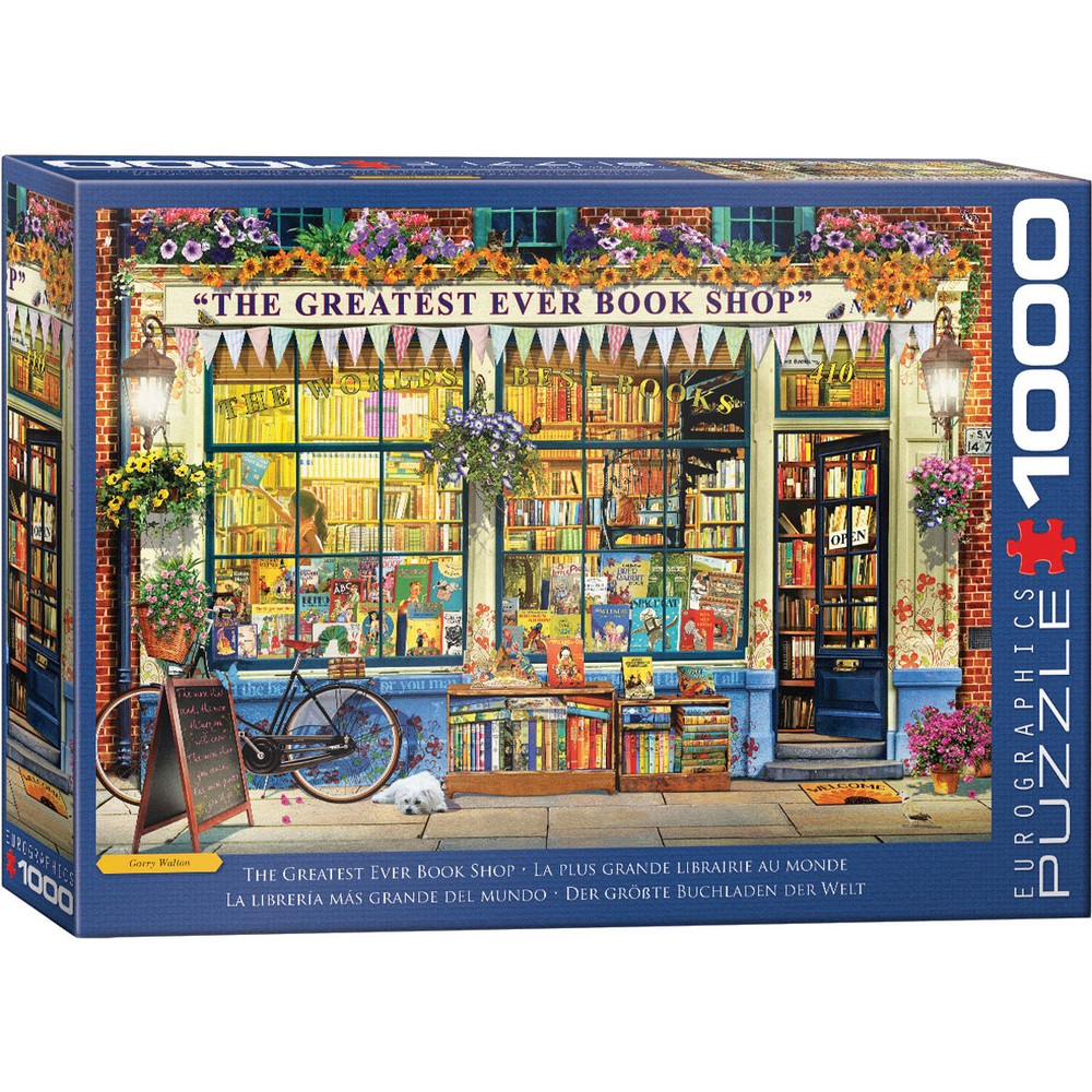 Eurographics - The Greatest Bookstore 1000 Piece - Jigsaw Puzzle