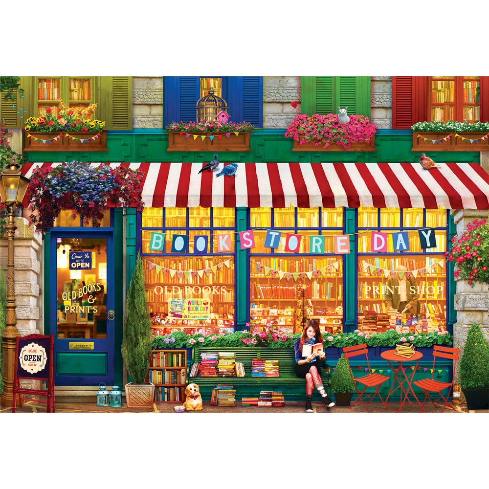 Puzzle - Eurographics - The Old Bookstore 2000pc