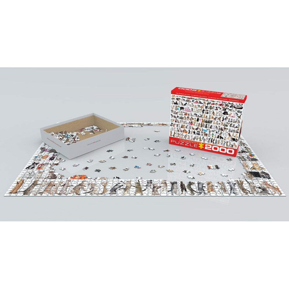 Puzzle - Eurographics - The World Of Cats 2000pc