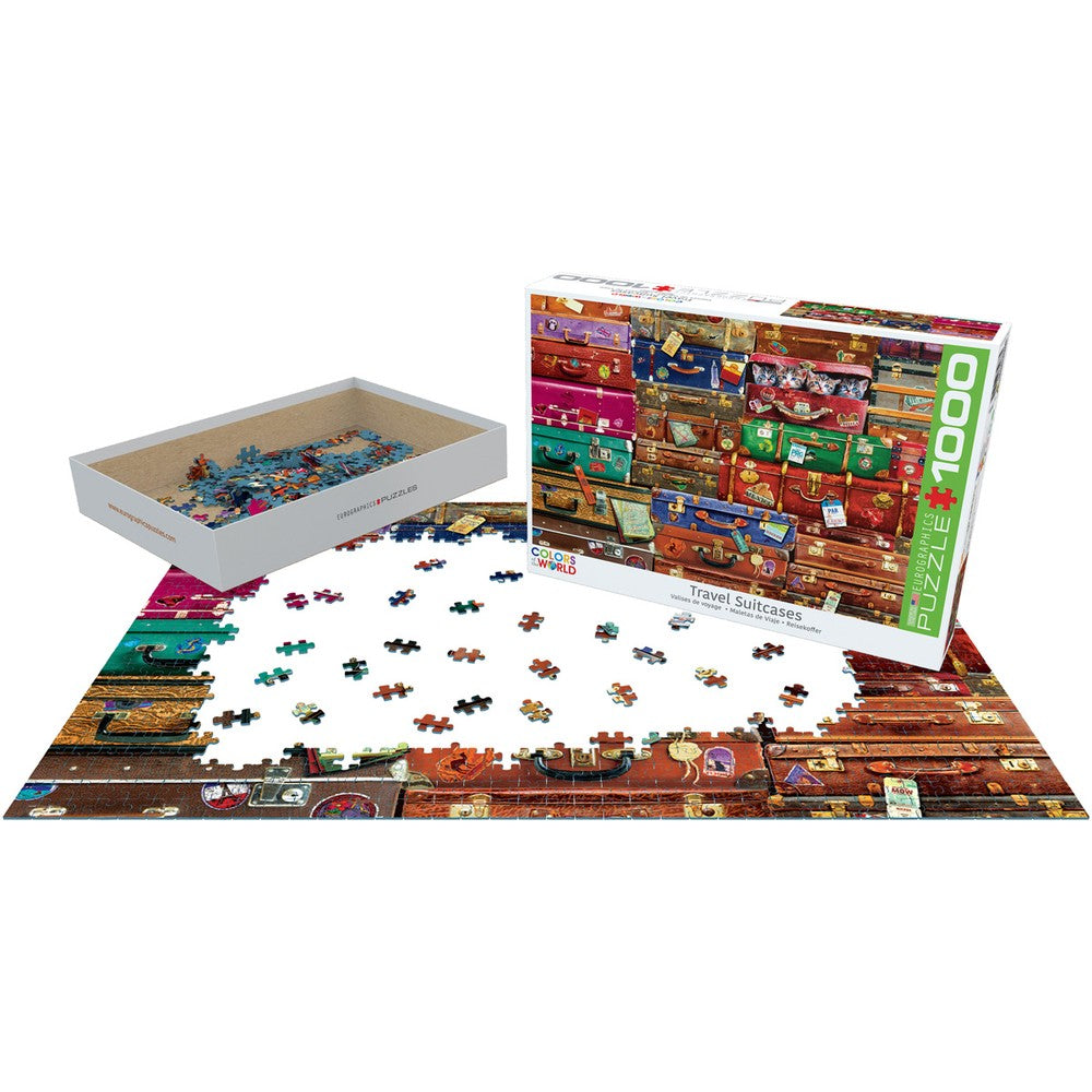 Puzzle - Eurographics - Travel Suitcases 1000pc