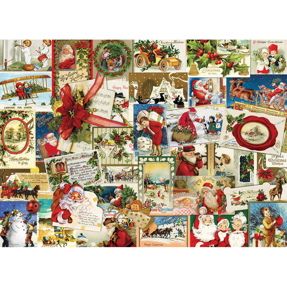 Puzzle - Eurographics - Vintage Christmas Cards 1000pc