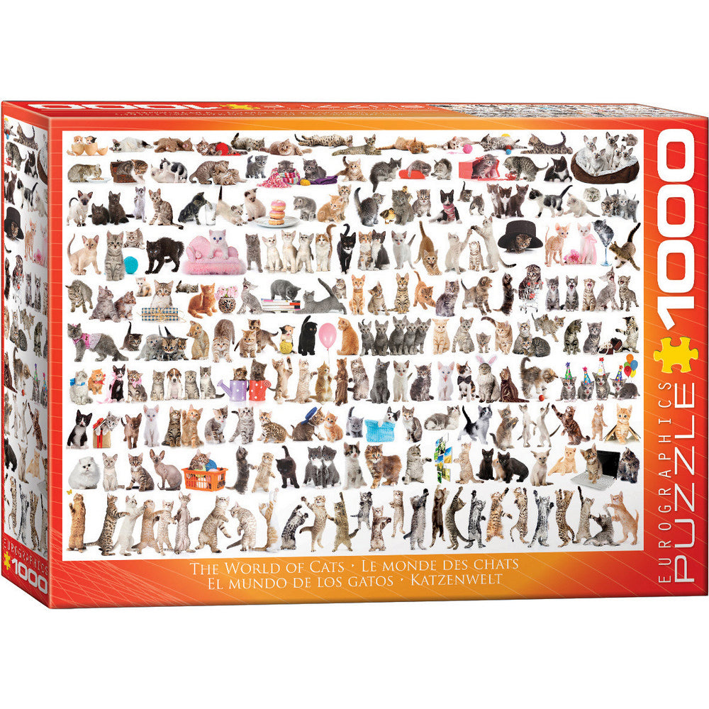 Eurographics - World Of Cats 1000 Piece - Jigsaw Puzzle