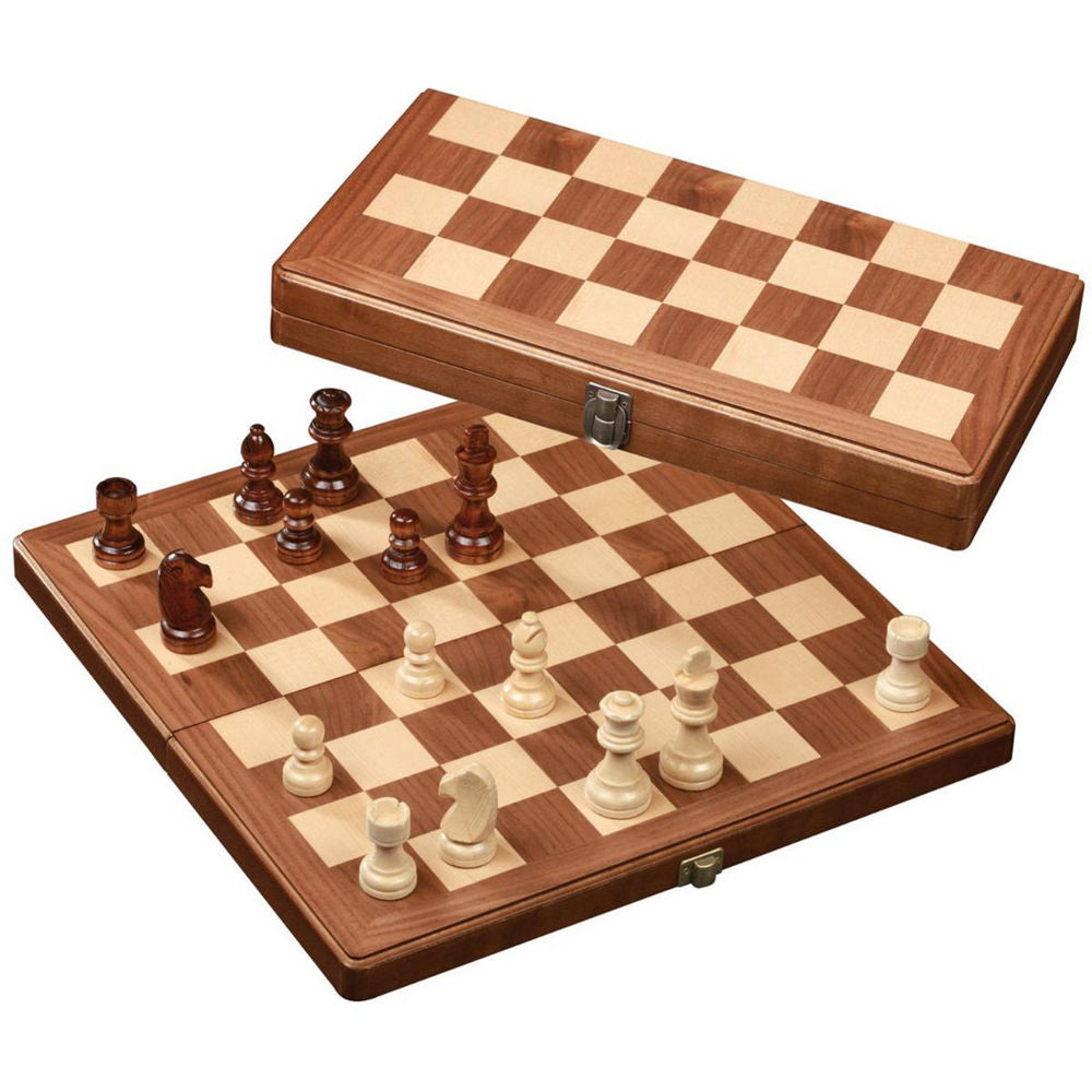 Chess;Folding Wood 38Cm (Philos