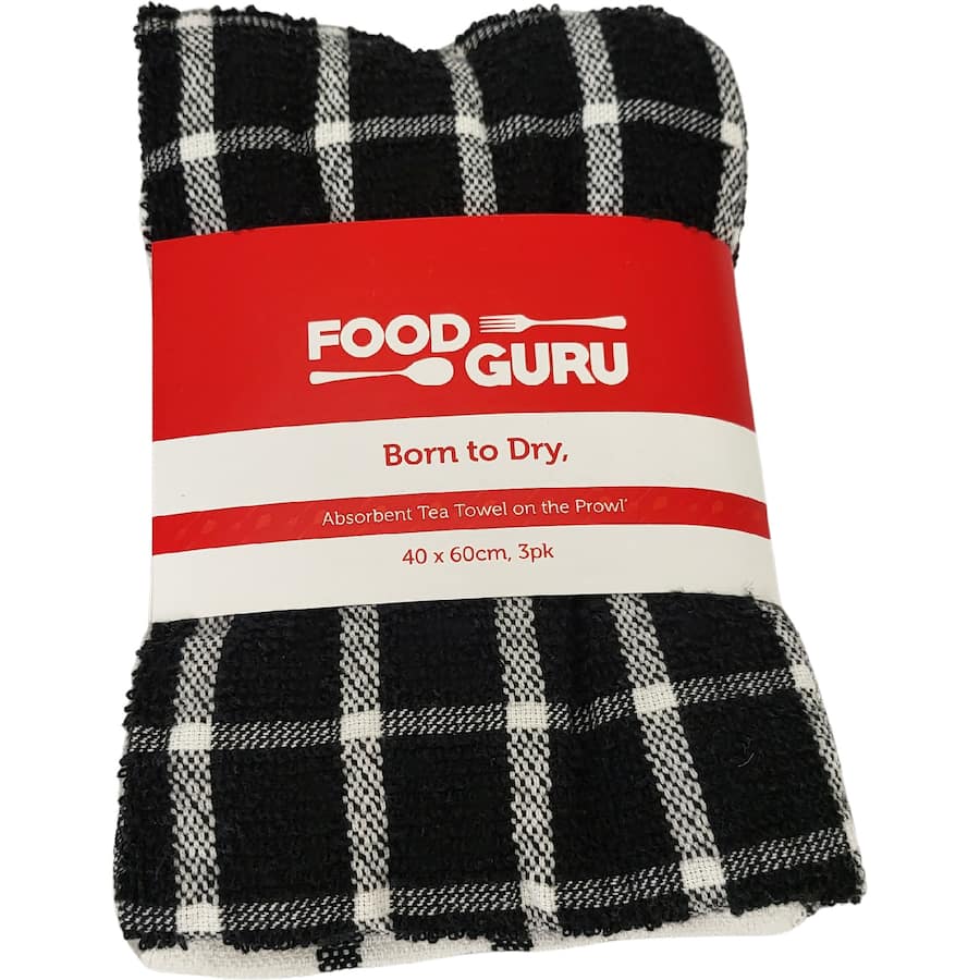 Food Guru Tea Towels 3pack