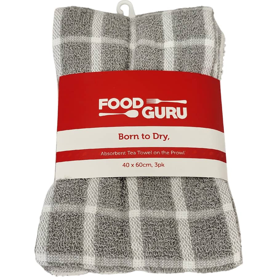 Food Guru Tea Towels 3pack