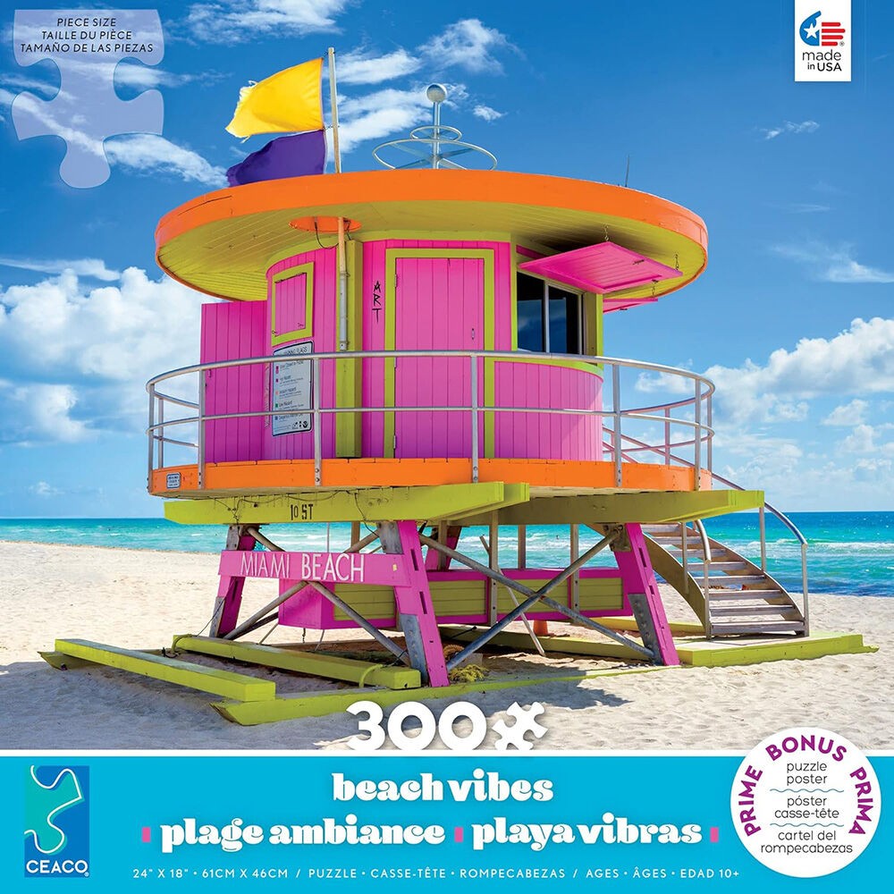 Puzzle - Ceaco - Beach Vibes Miami 300Pcxl