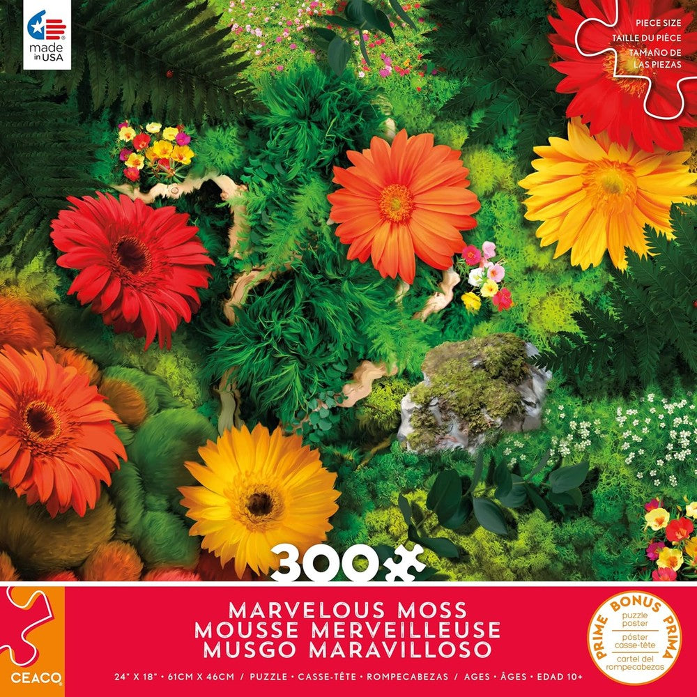 Puzzle - Ceaco - Marvelous Moss Chrysan;300Pcxl