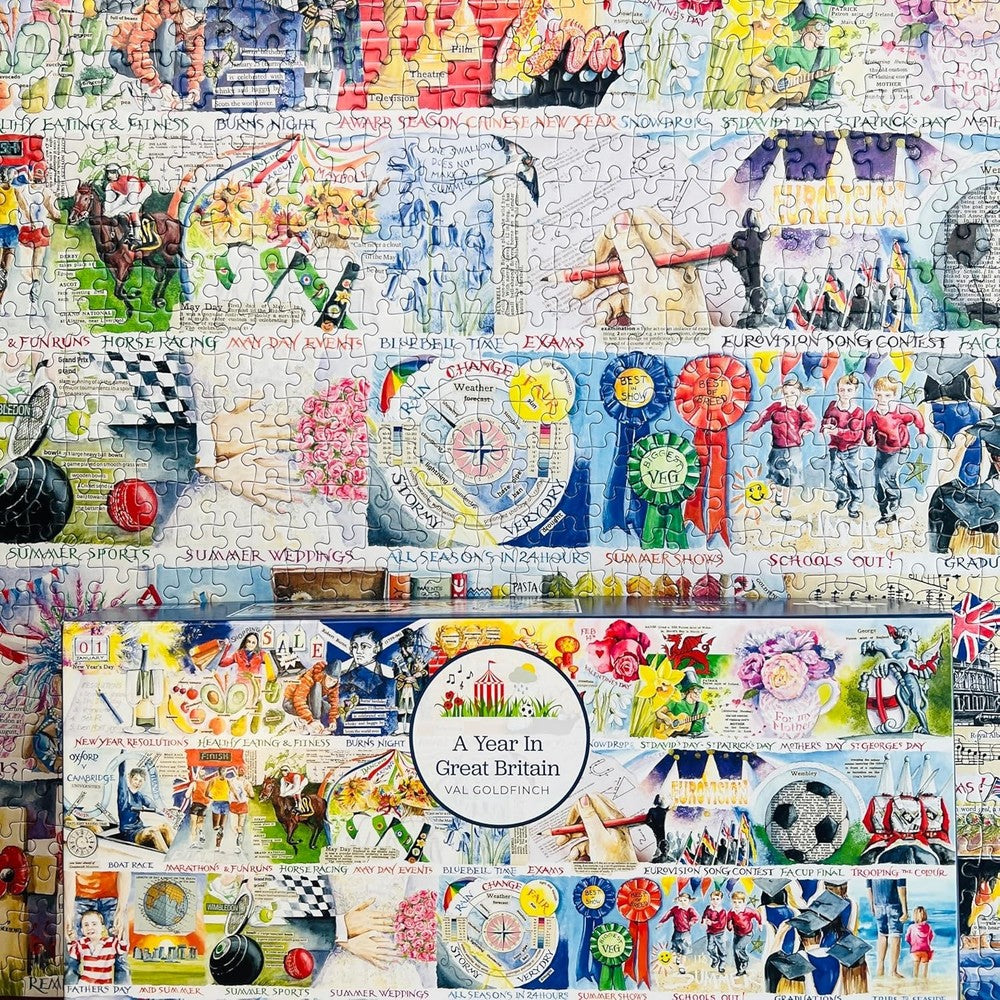 Puzzle - Gibsons - A Year In Great Britain 1000Pc