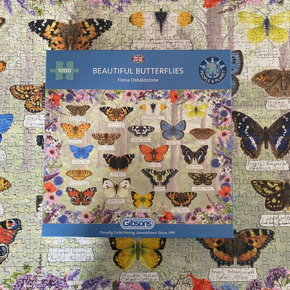 Puzzle - Gibsons - Beautiful Butterflies 1000Pc