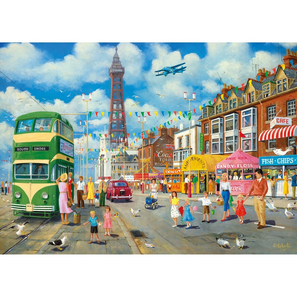 Puzzle - Gibsons - Blackpool Promenade 1000Pc