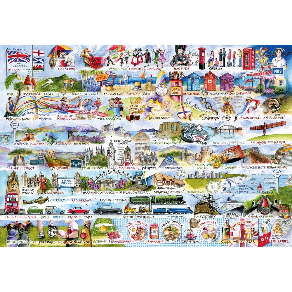 Puzzle - Gibsons - Cream Teas & Queuing 2000Pc