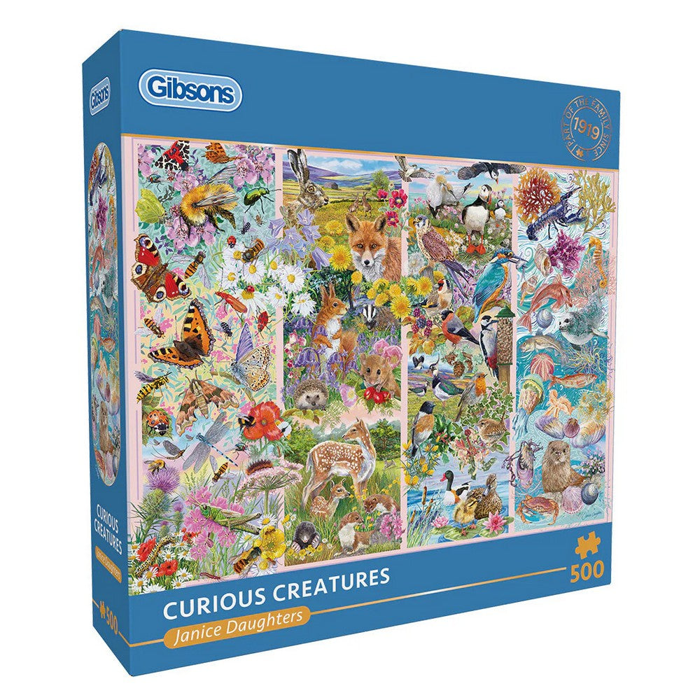 Puzzle - Gibsons - Curious Creatures 500Pc