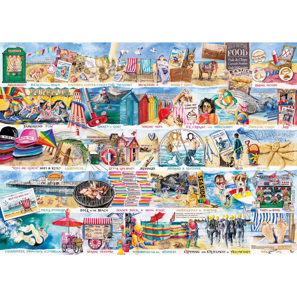 Puzzle - Gibsons - Deckchairs & Donkeys 1000Pc