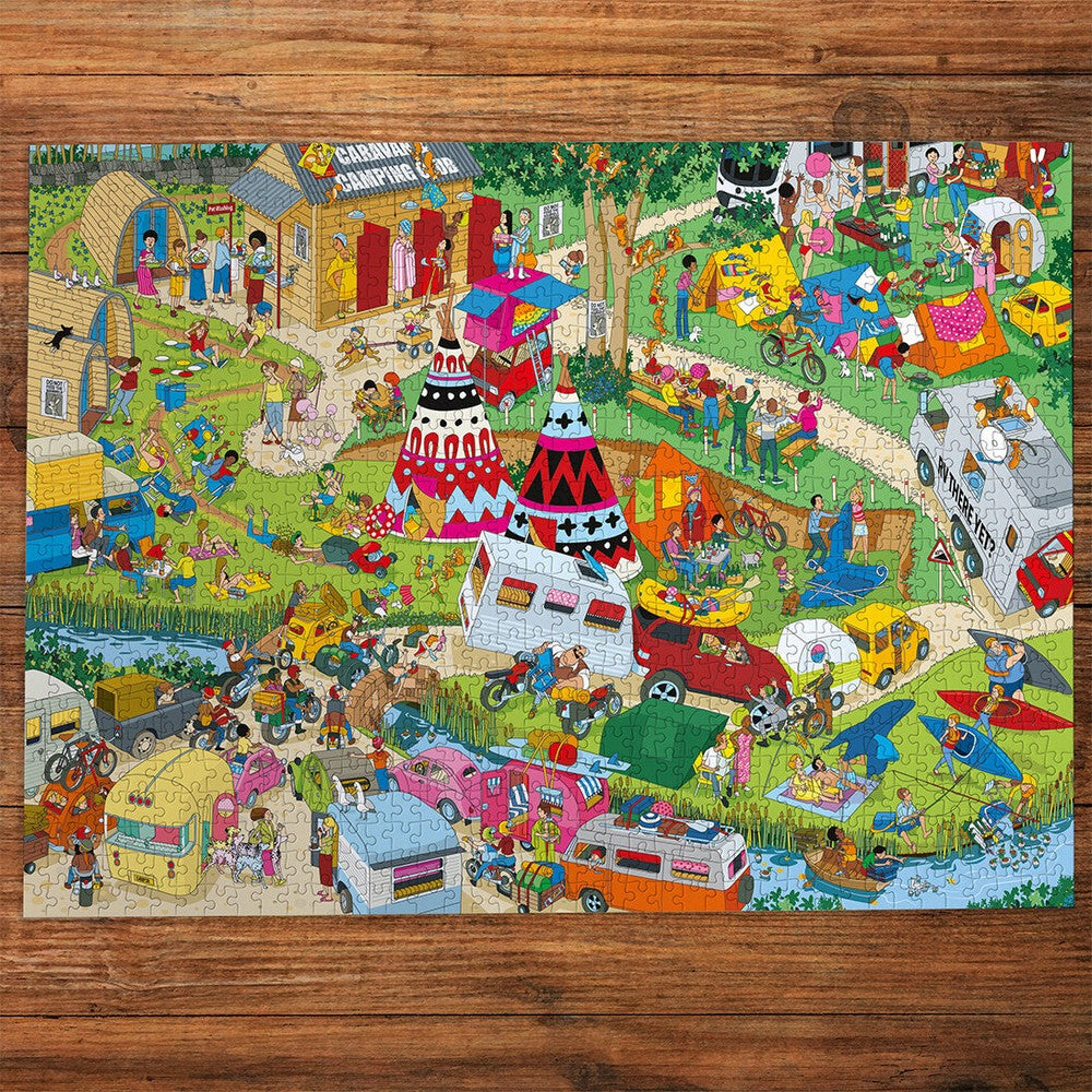 Puzzle - Gibsons - Jokesaws Campsite Capers 1000P