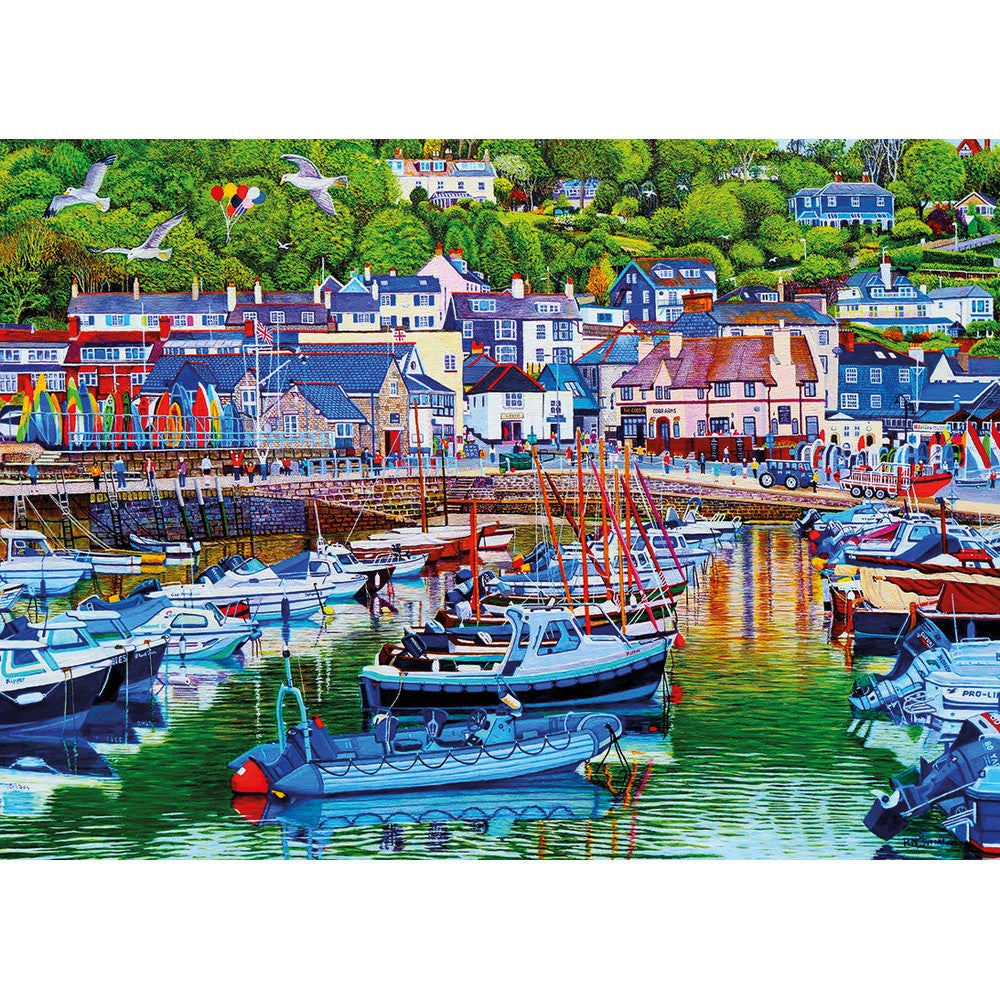 Puzzle - Gibsons - Lyme Regis Harbour 1000Pc