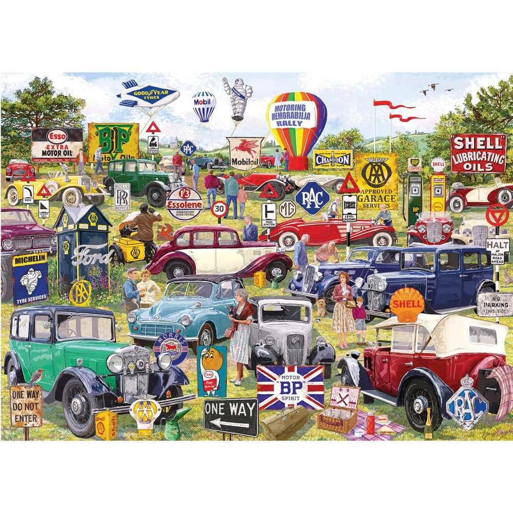 Puzzle - Gibsons - Motoring Memorabilia 1000Pc