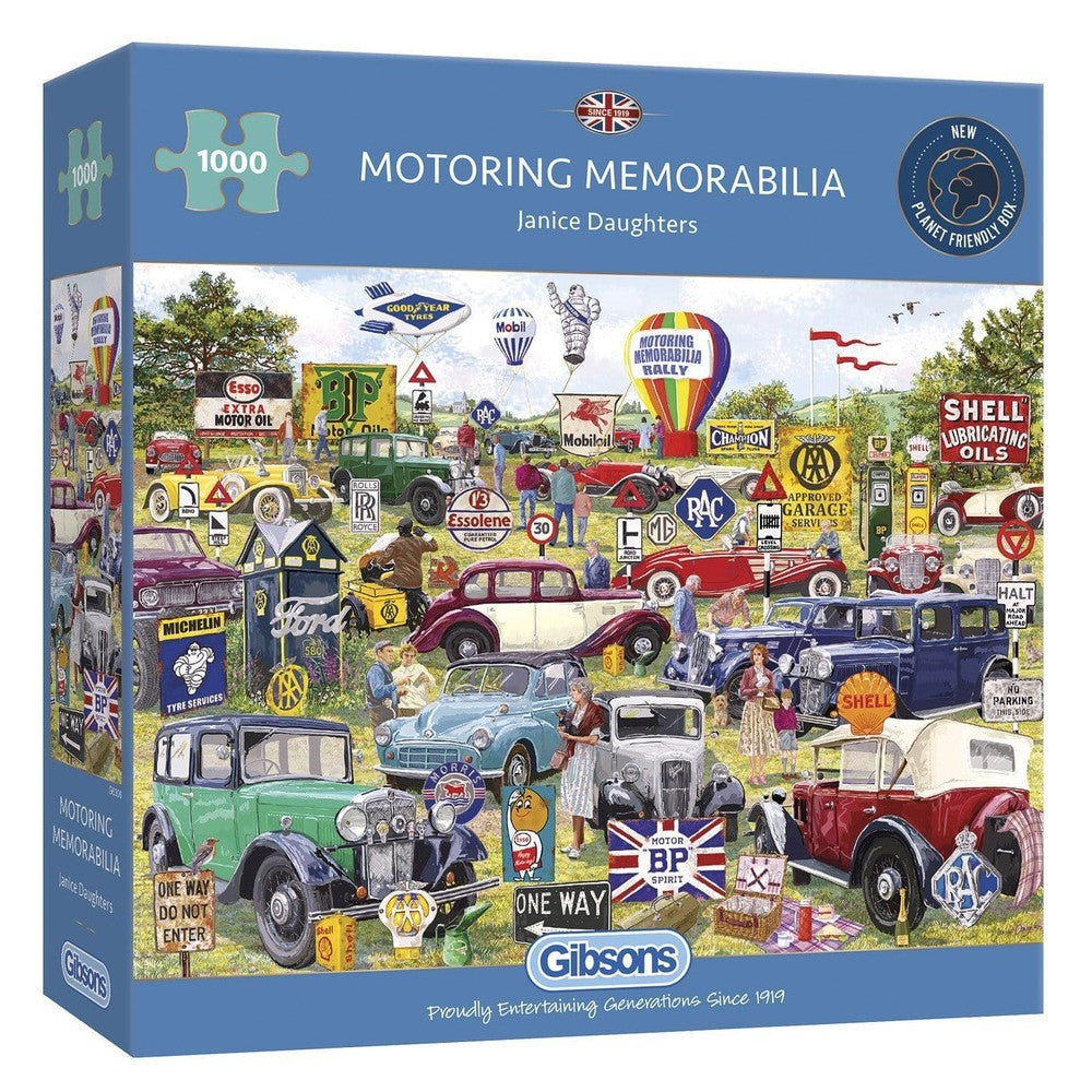 Puzzle - Gibsons - Motoring Memorabilia 1000Pc