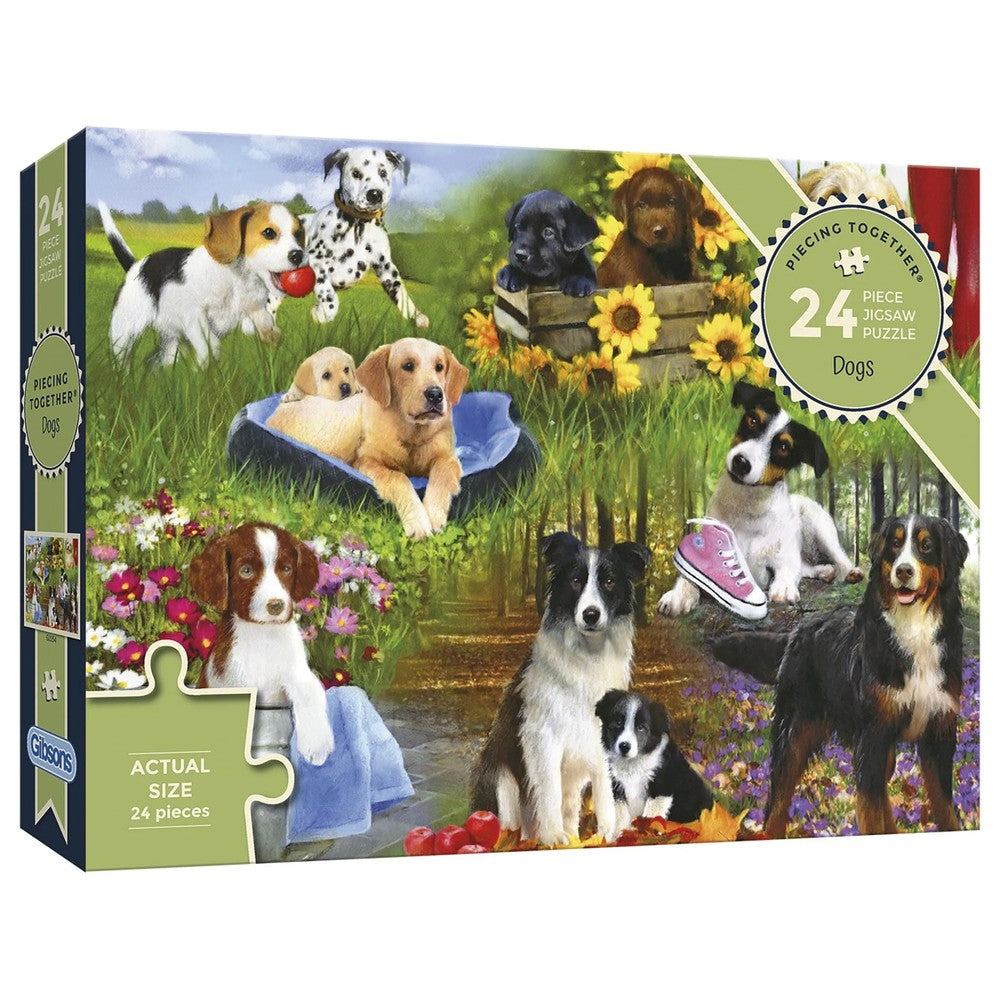 Puzzle - Gibsons - Piecing Together Dogs 24Pc