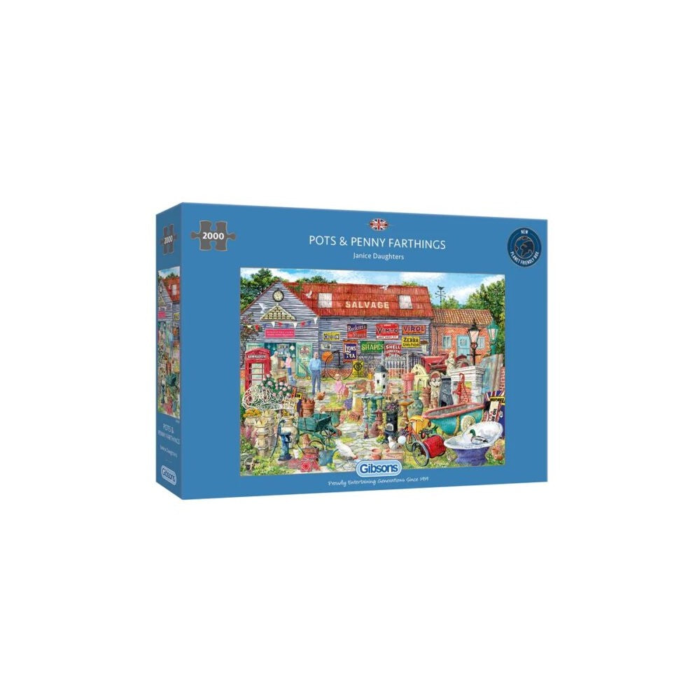 Puzzle - Gibsons - Pots & Penny Farthings 2000Pc