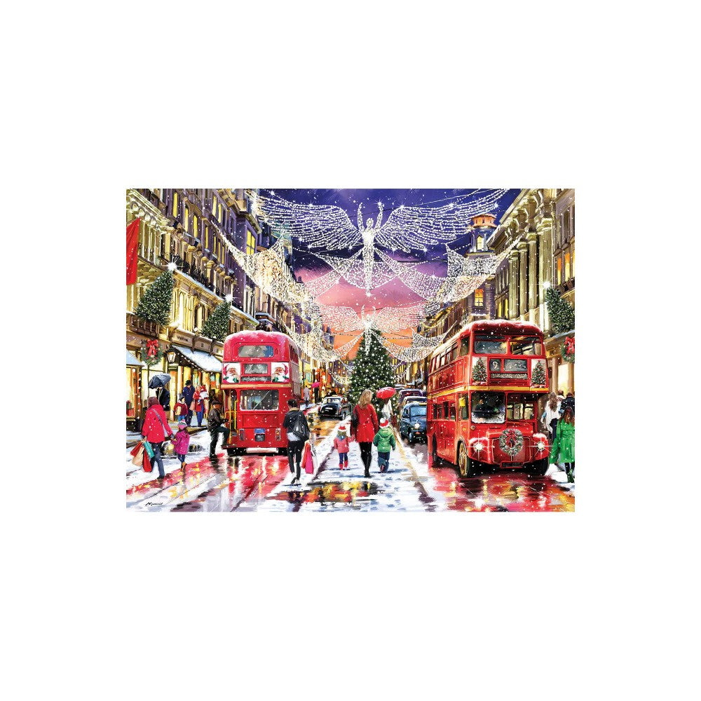 Puzzle - Gibsons - Regent Street Christmas 1000Pc