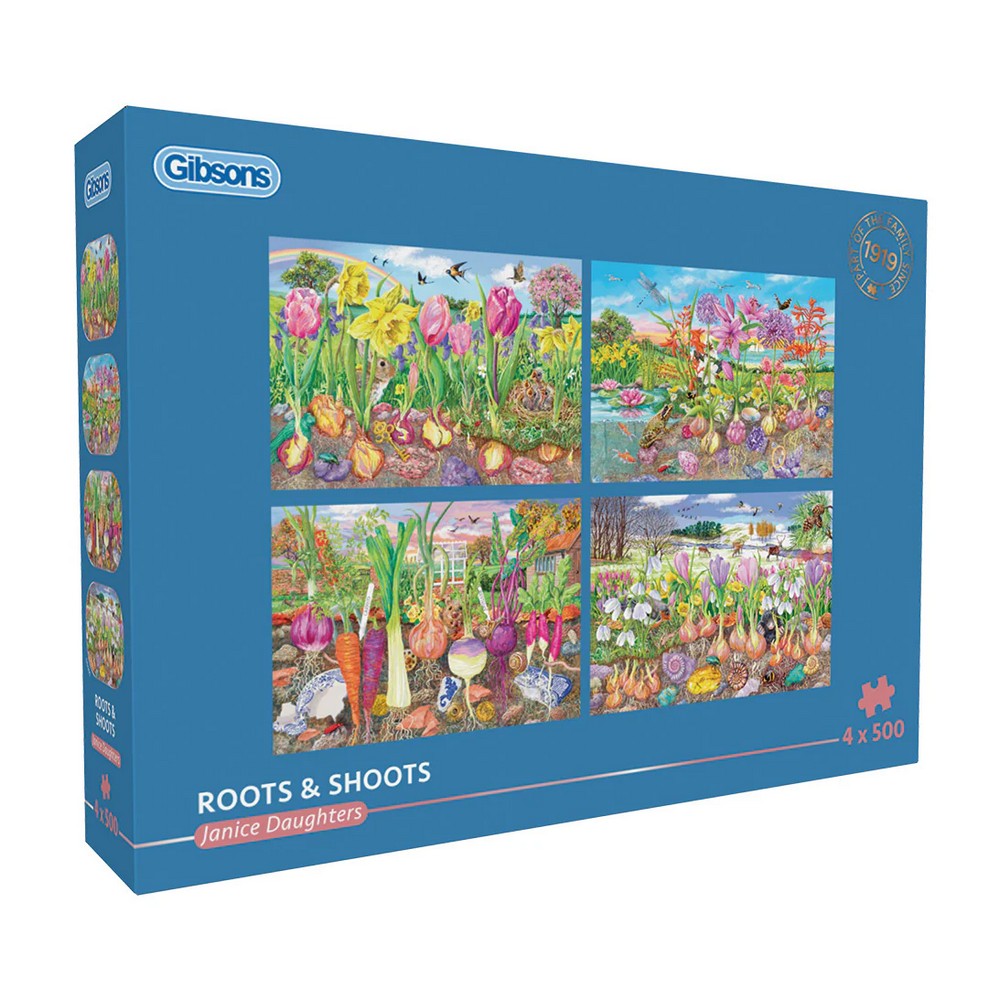 Puzzle - Gibsons - Roots & Shoots 4 X 500Pc