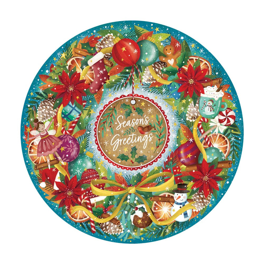 Puzzle - Gibsons - Seasons Greetings 500 Circular