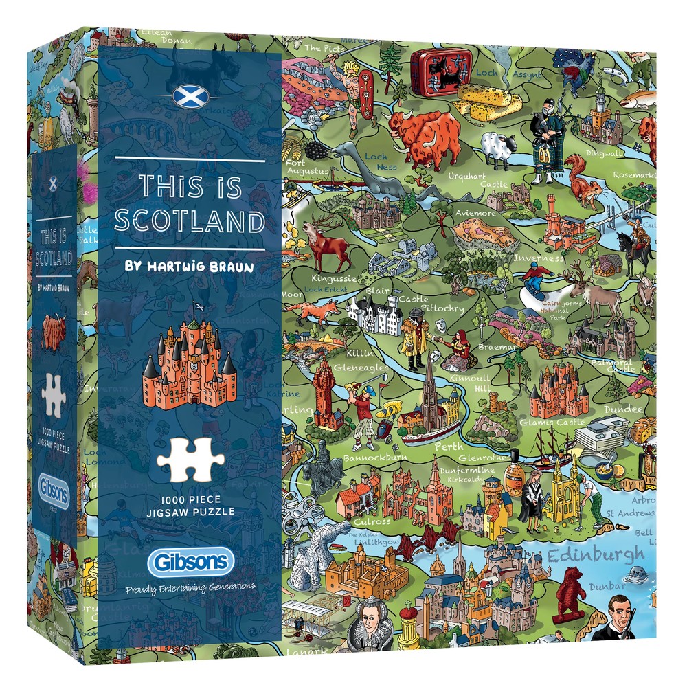 Gibsons - This Is Scotland 1000 Piece - Jigsaw Puzzle