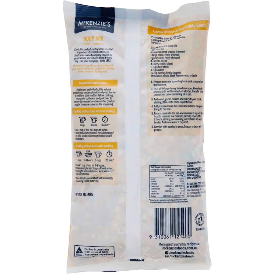 Mckenzie's Soup Mix 500g