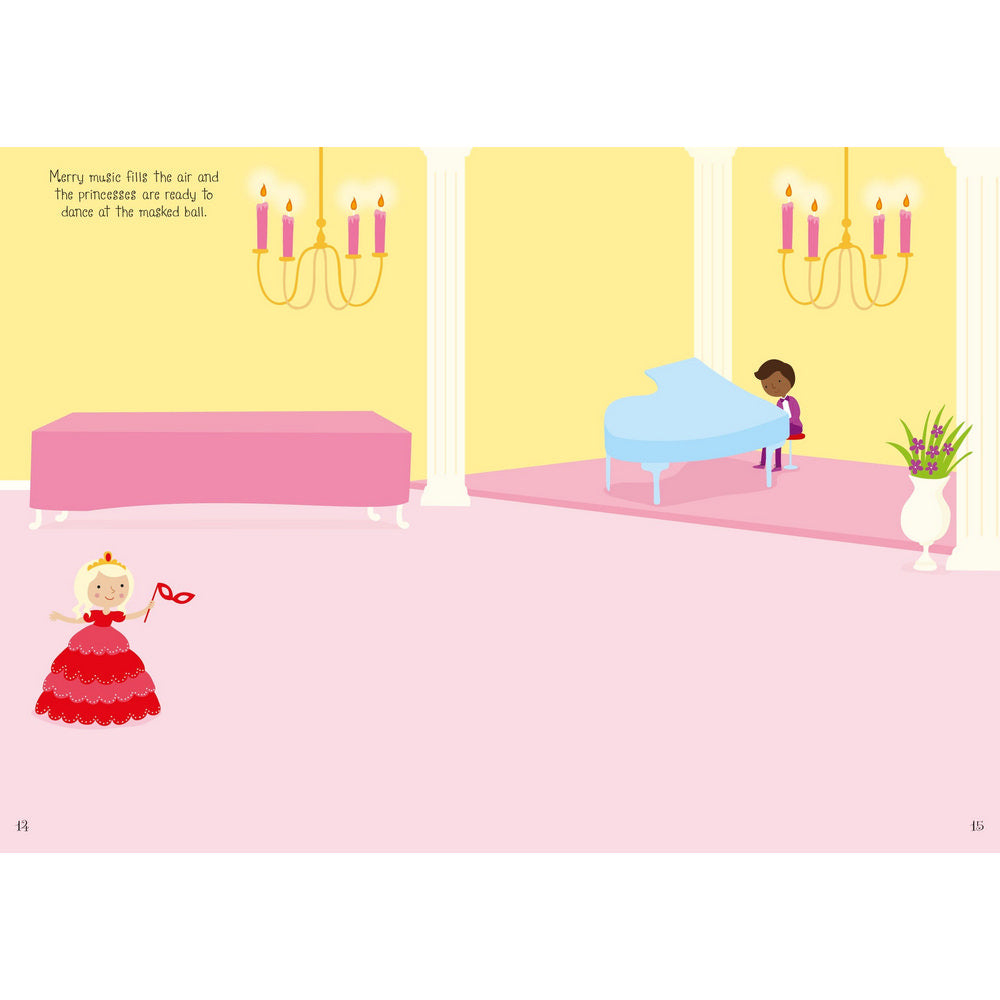 Sparkly Princesses Sticker Bk - Book