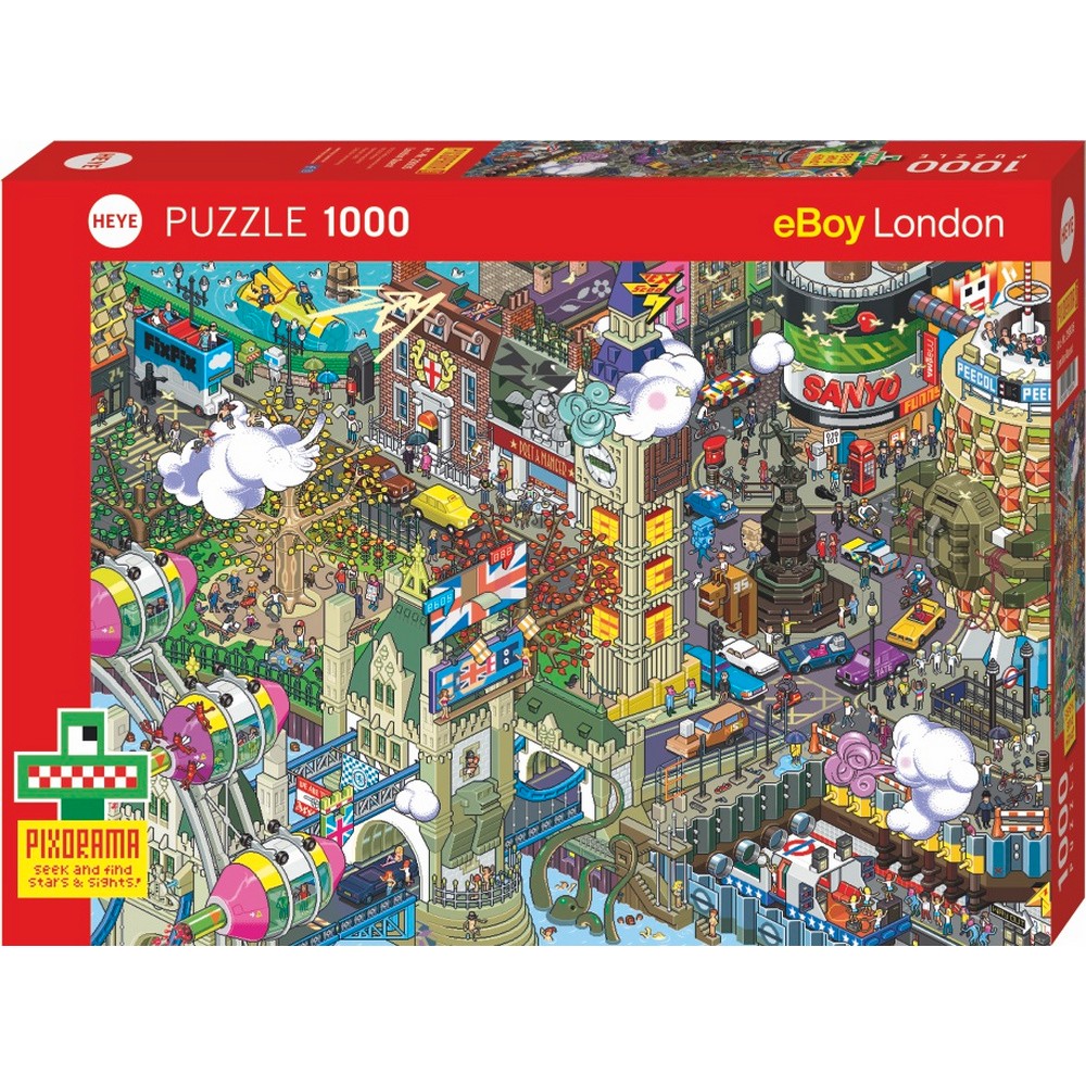 Heye - Eboy London Quest 1000 Piece - Jigsaw Puzzle