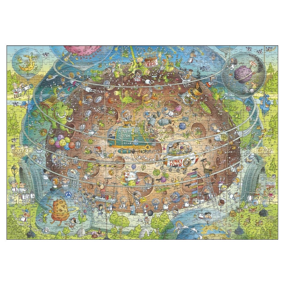 Puzzle - Heye - Funky Zoo; Cosmic Habitat 1000