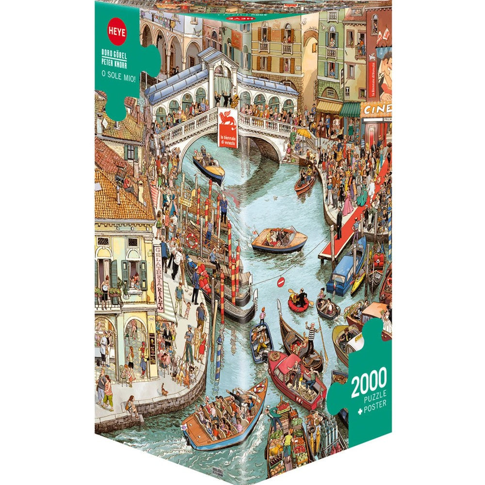 Puzzle - Heye - Triangular Box - Gobel/Knorr O Sole Mio! 2000Pc