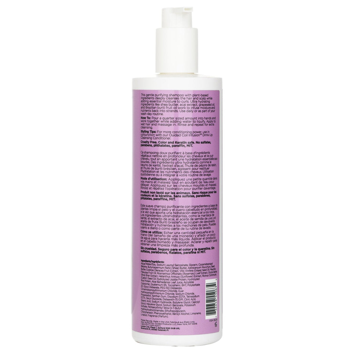 Ouidad - Coil Infusion Like New Gentle Clarifying Shampoo - 500ml/16.9oz