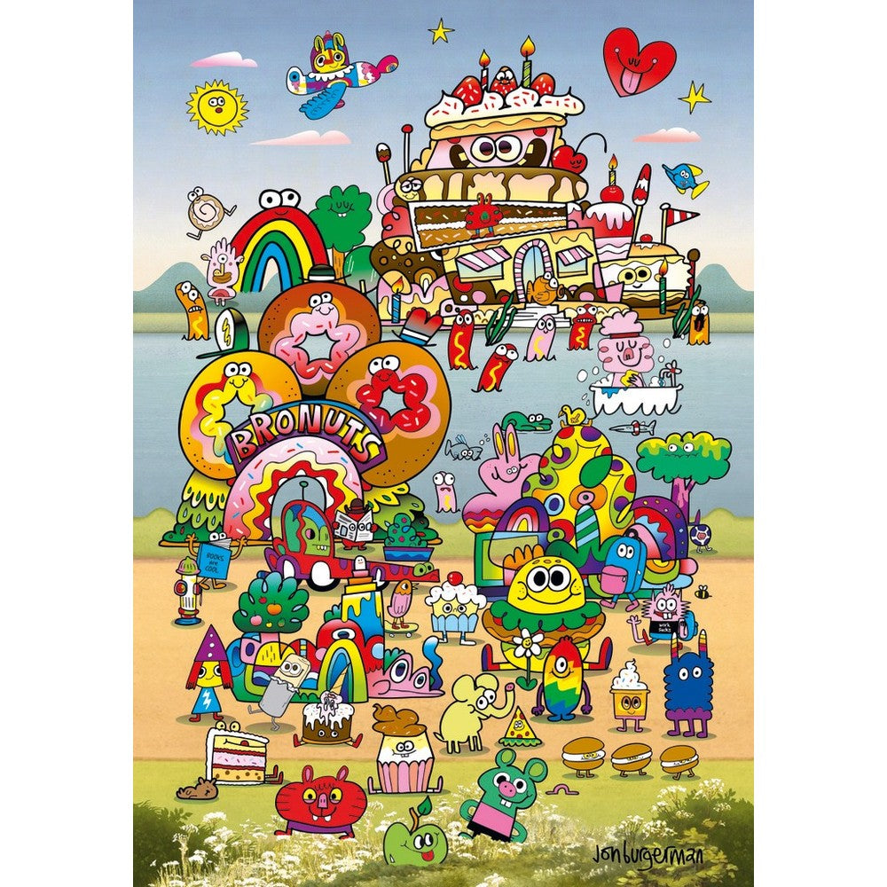 Puzzle - Heye - Take A Trip; Burgerman 500Pc