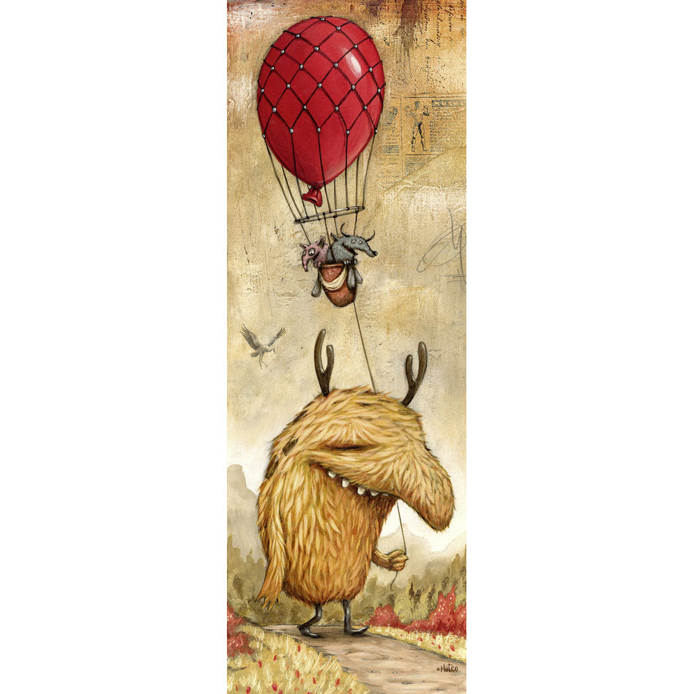 Heye - Panorama; Zozoville; Red Balloon 1000 Piece - Jigsaw Puzzle