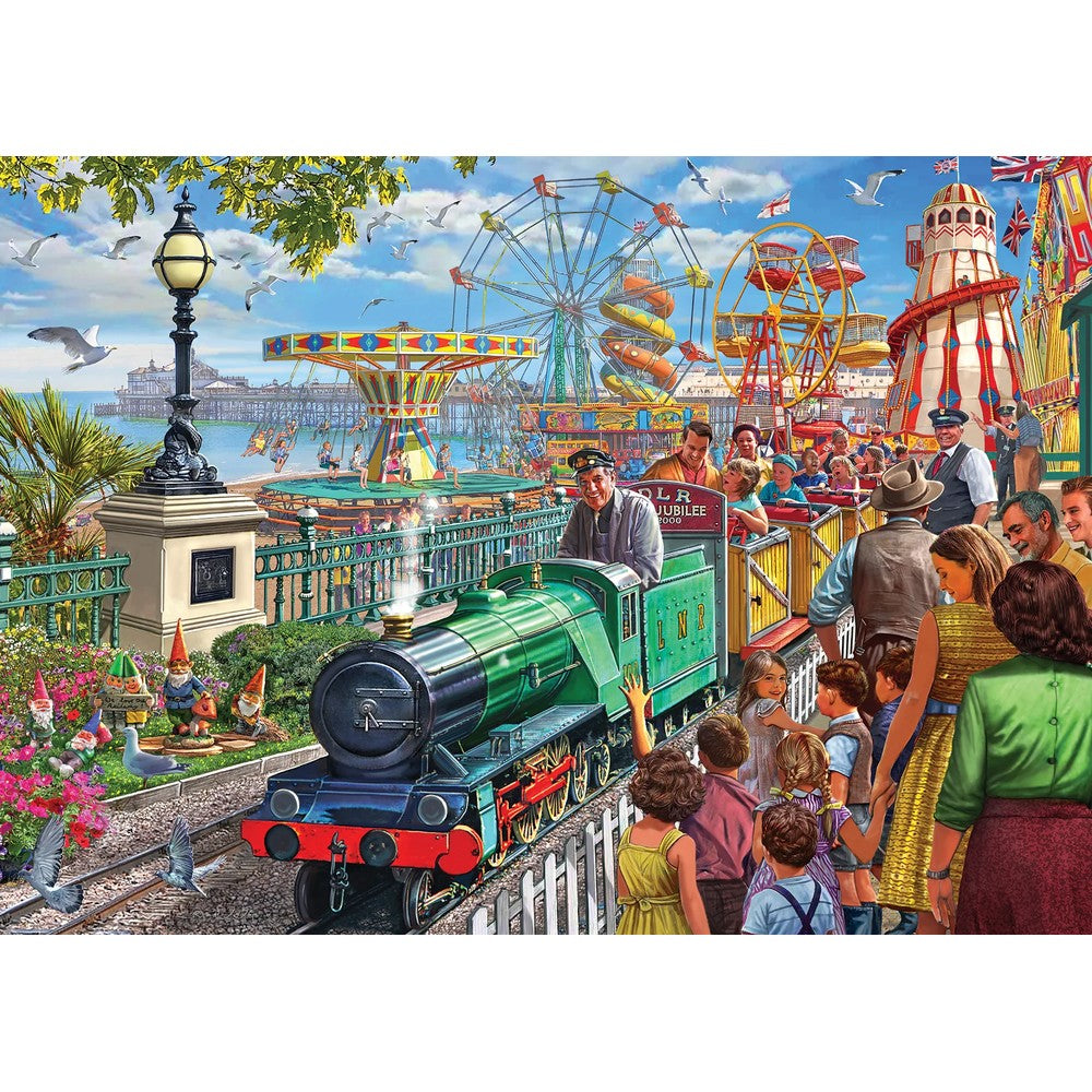 Puzzle - Jumbo - Fun At The Seaside 1000Pc