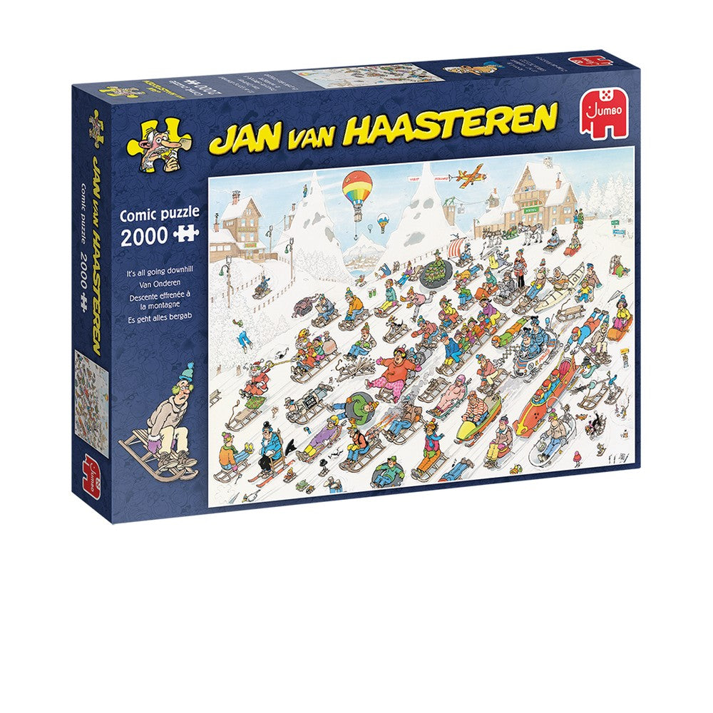 Puzzle - Jumbo Jan van Haasteren - All Going Downhill 2000Pc