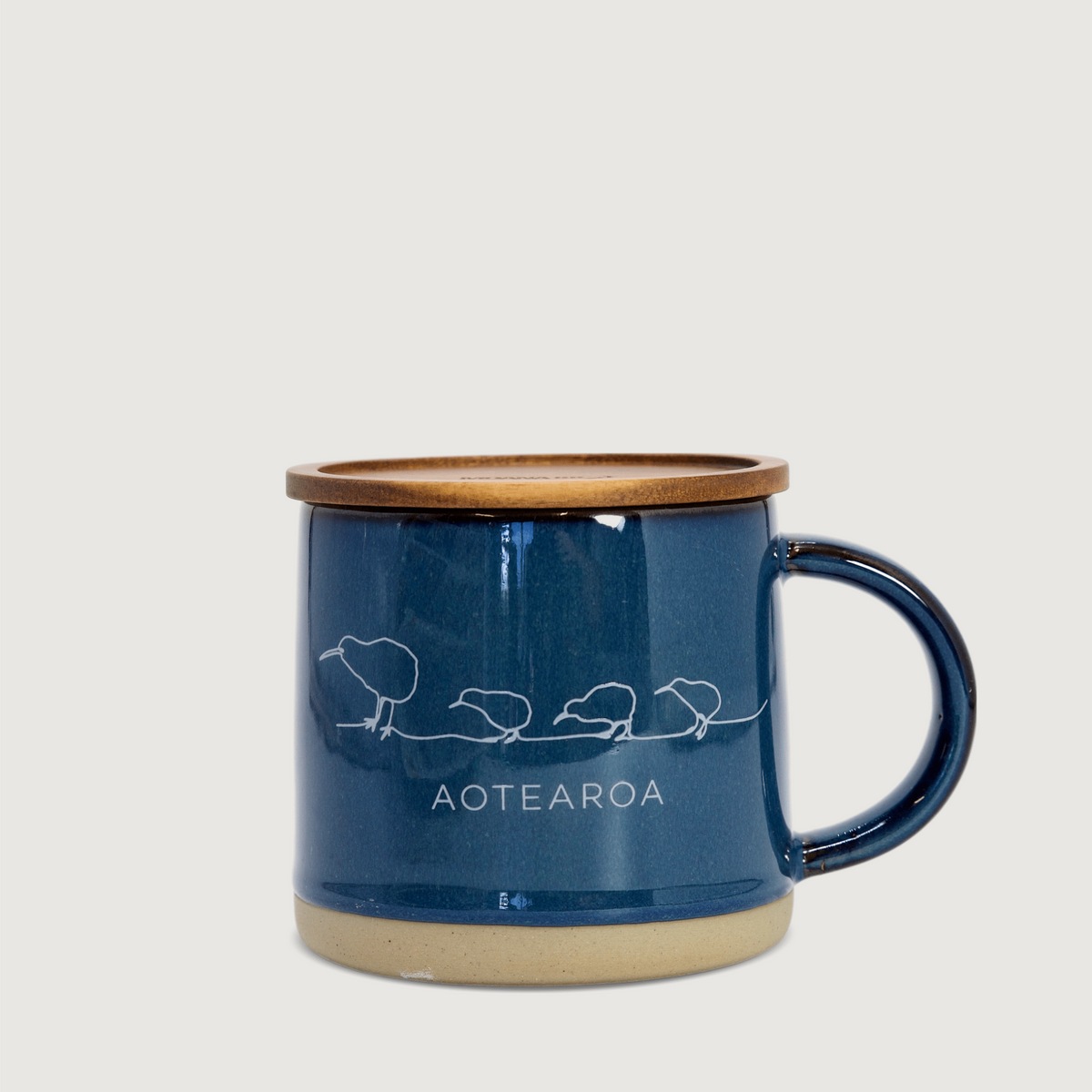 Moana Road - Kiwi Ceramic Mug - Navy - 2 units