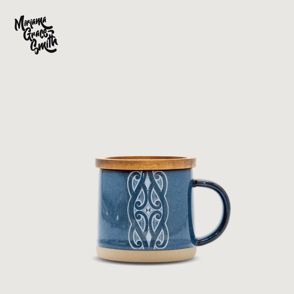 Moana Road - Miriama Grace-Smith Ceramic Espresso Mug - Navy - 2 units