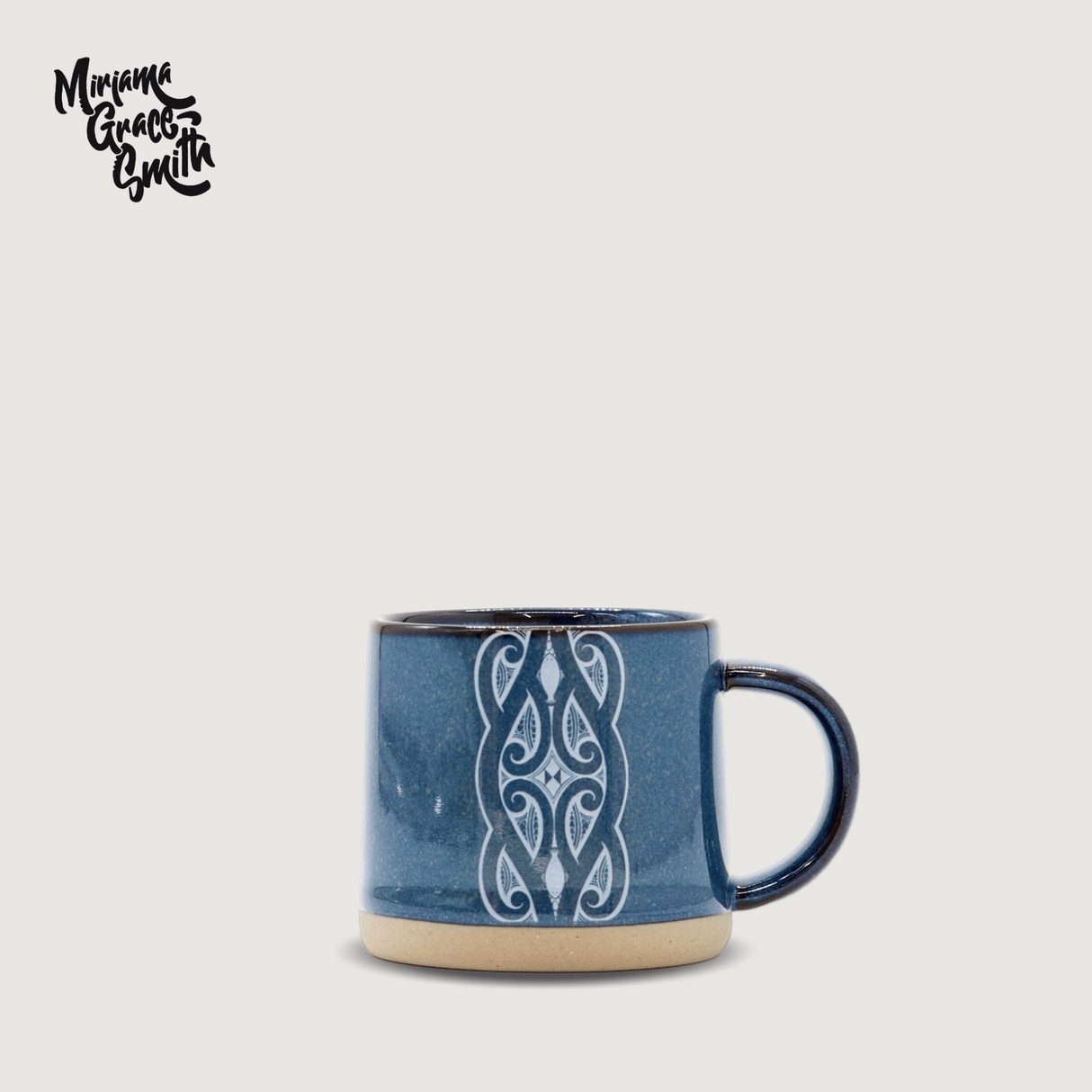 Moana Road - Miriama Grace-Smith Ceramic Espresso Mug - Navy - 2 units
