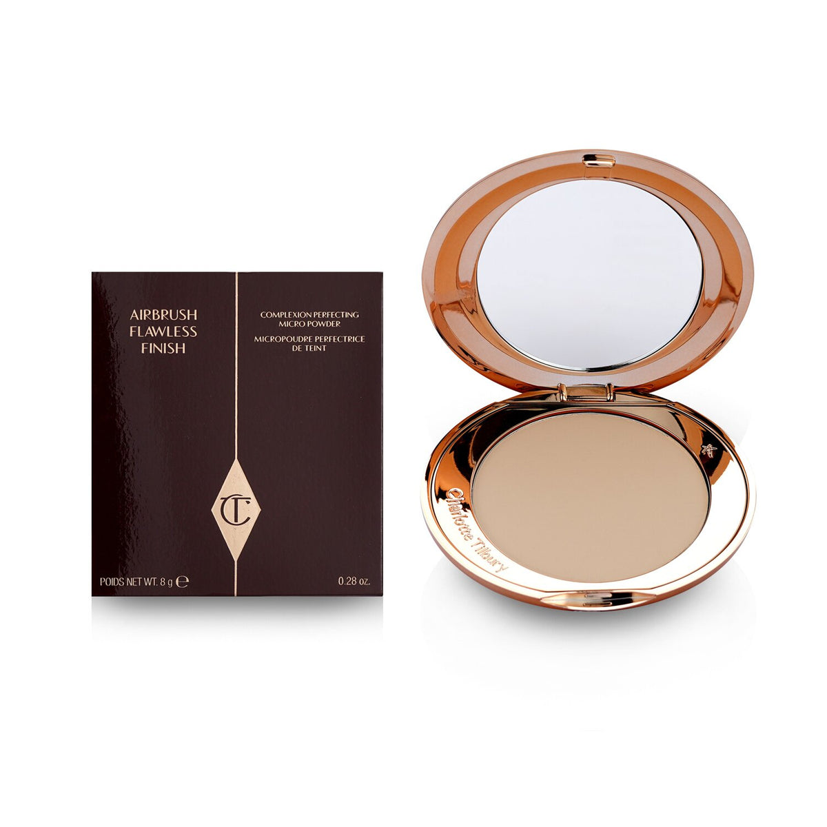 Charlotte Tilbury - Airbrush Flawless Finish Powder - # 02 Medium - 8g/0.28oz