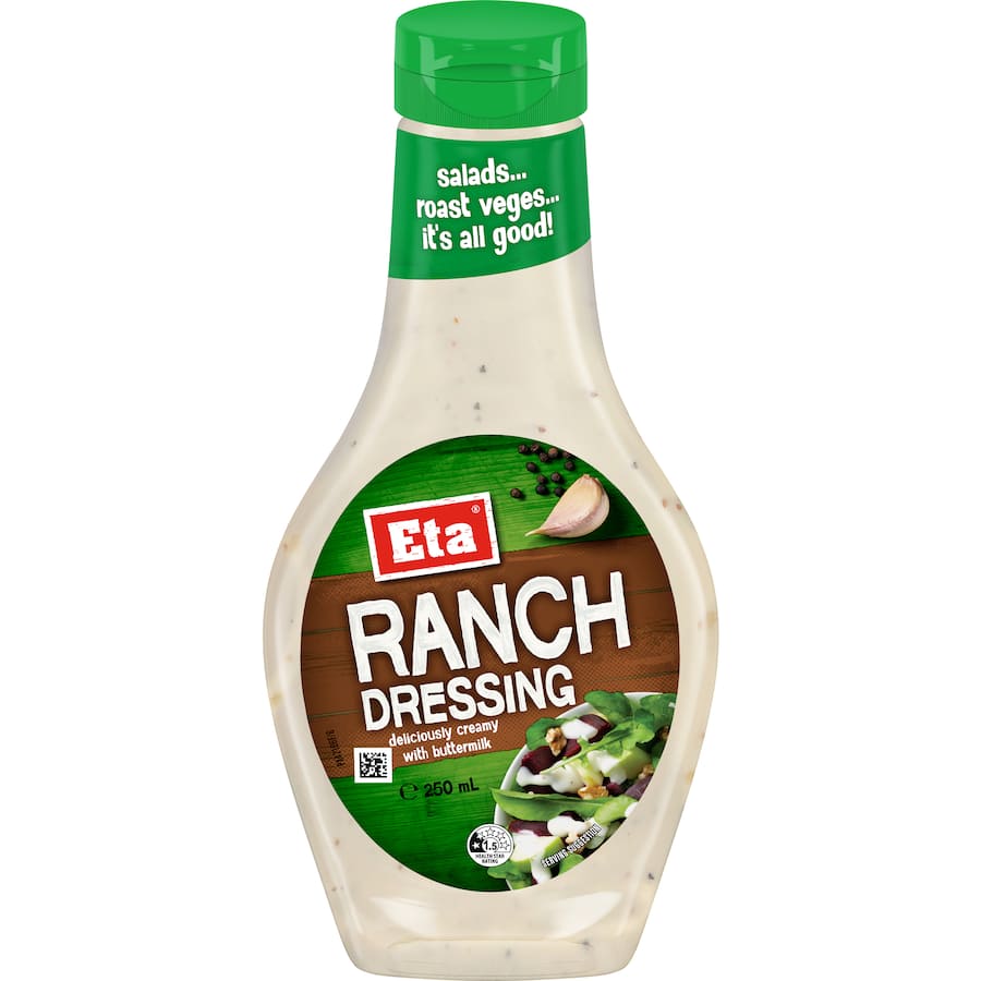 Eta Ranch Dressing Gourmet Btl 250mL