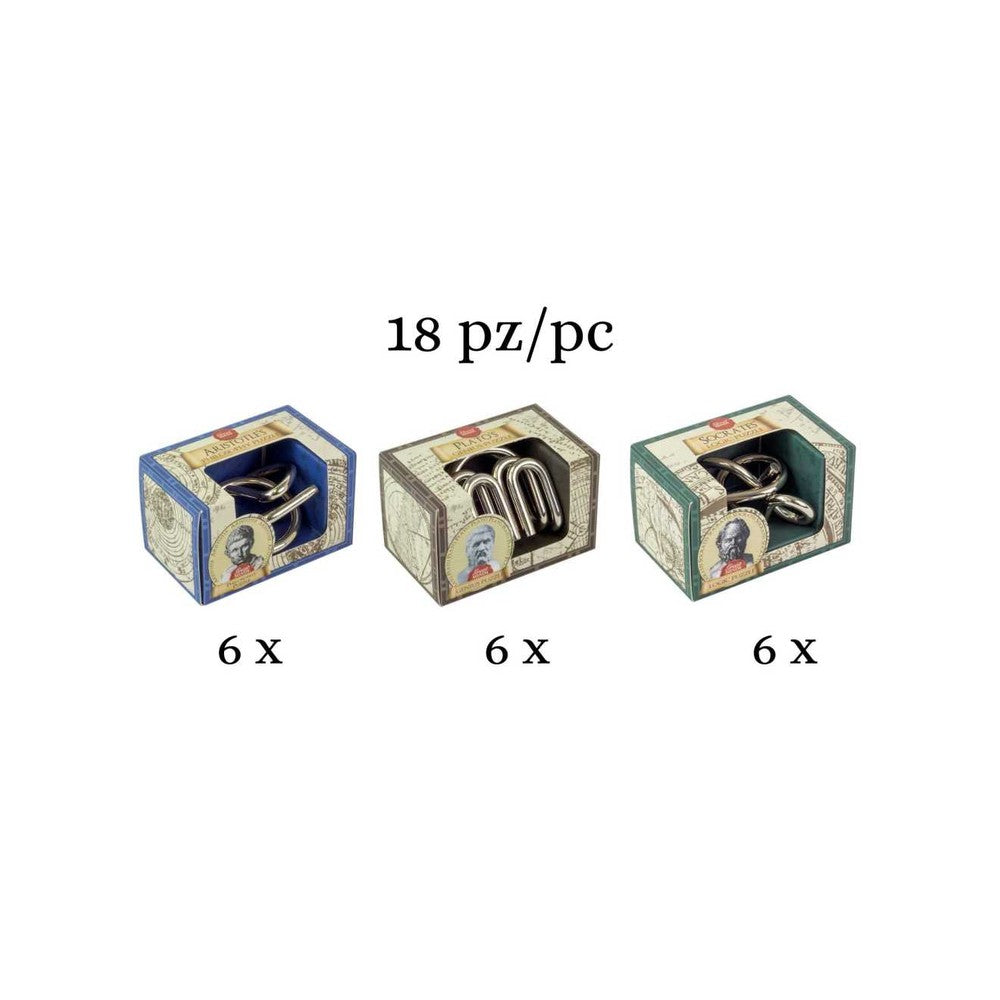 Puzzle - Professor Puzzle - Great Minds Mini Metal Assortment (18)