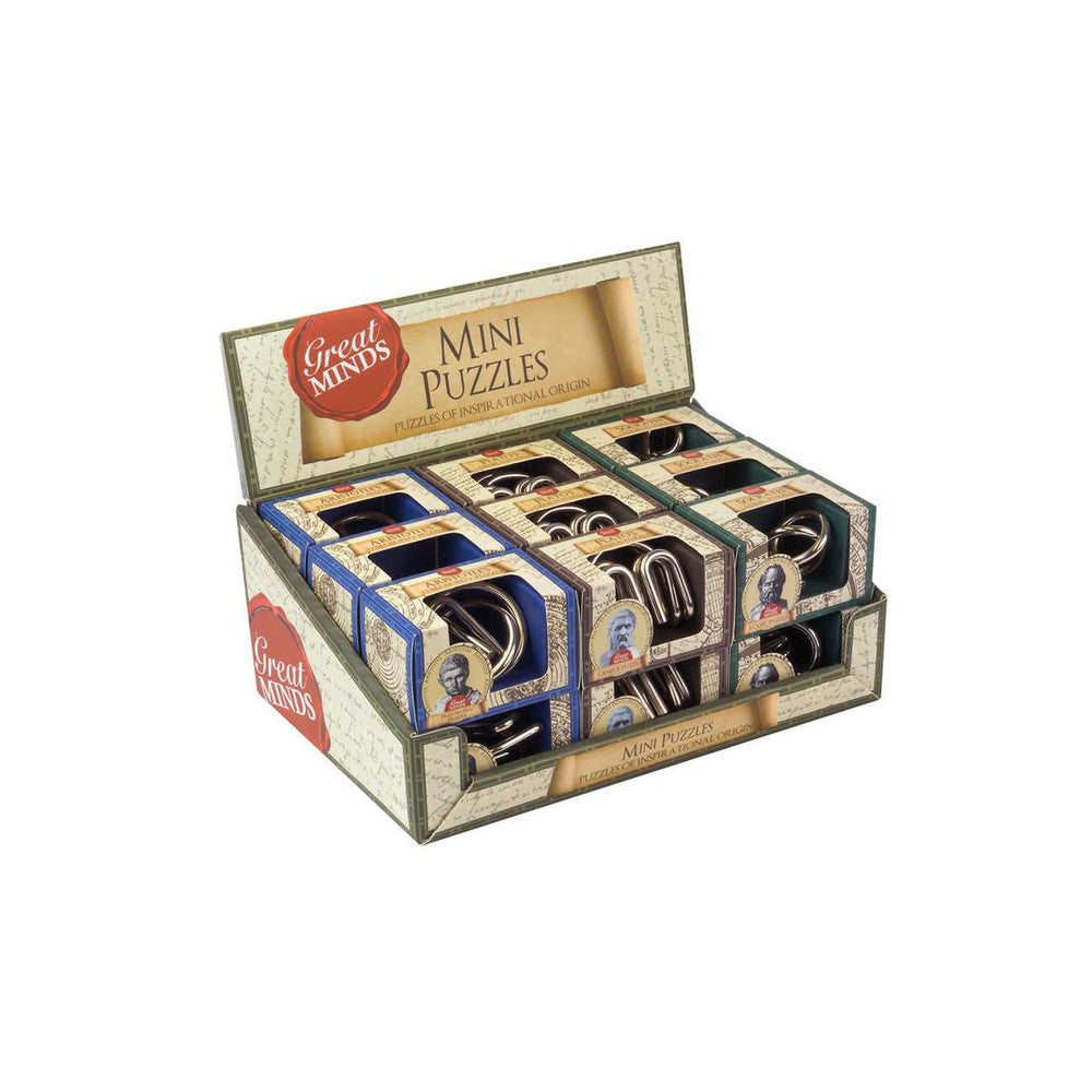 Puzzle - Professor Puzzle - Great Minds Mini Metal Assortment (18)