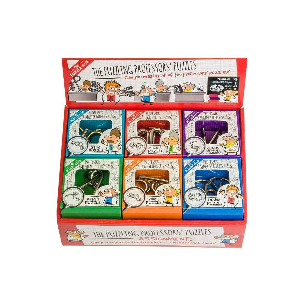 Puzzle - Professor Puzzle - Puzzle Club Minis Disp;Of 18