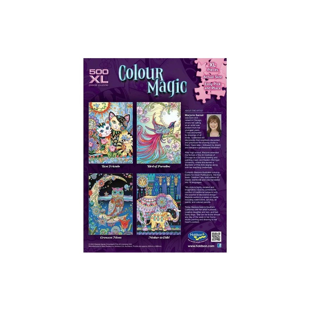 Holdson - Colour Magic Bird O/Pdc;500Pxl - Jigsaw Puzzle