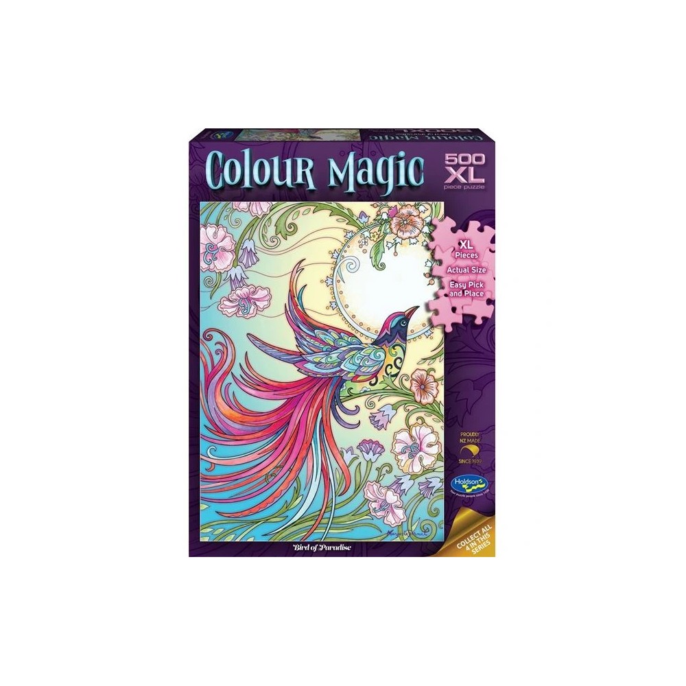 Holdson - Colour Magic Bird O/Pdc;500Pxl - Jigsaw Puzzle