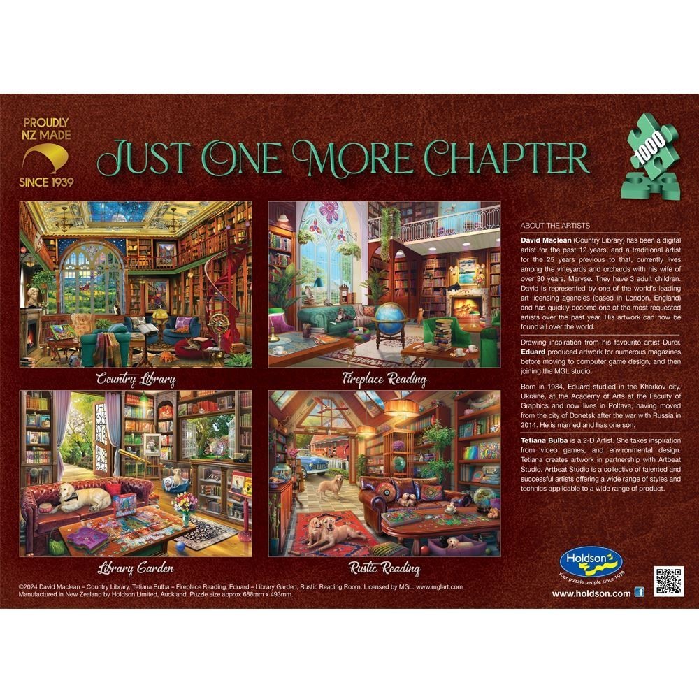 Just 1 More Chapter Country Li Holdson 1000pc Jigsaw Puzzle