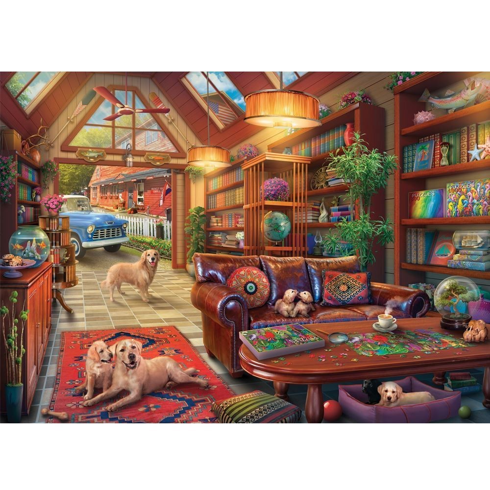 Just 1 More Chapter Rustic Rea Holdson 1000pc Jigsaw Puzzle